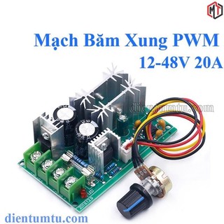 Mạch điều khiển tốc độ động cơ dc pwm 12v - 48v 20a