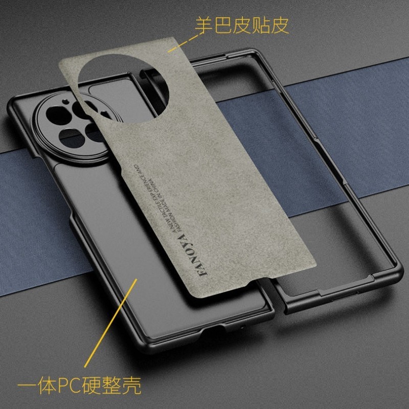 Ốp Điện Thoại Cho VIVO X Fold 3 Pro Fold3 Da Cao Cấp Da Silicon Chống Sốc Bảo Vệ Toàn Diện Ốp Lưng C