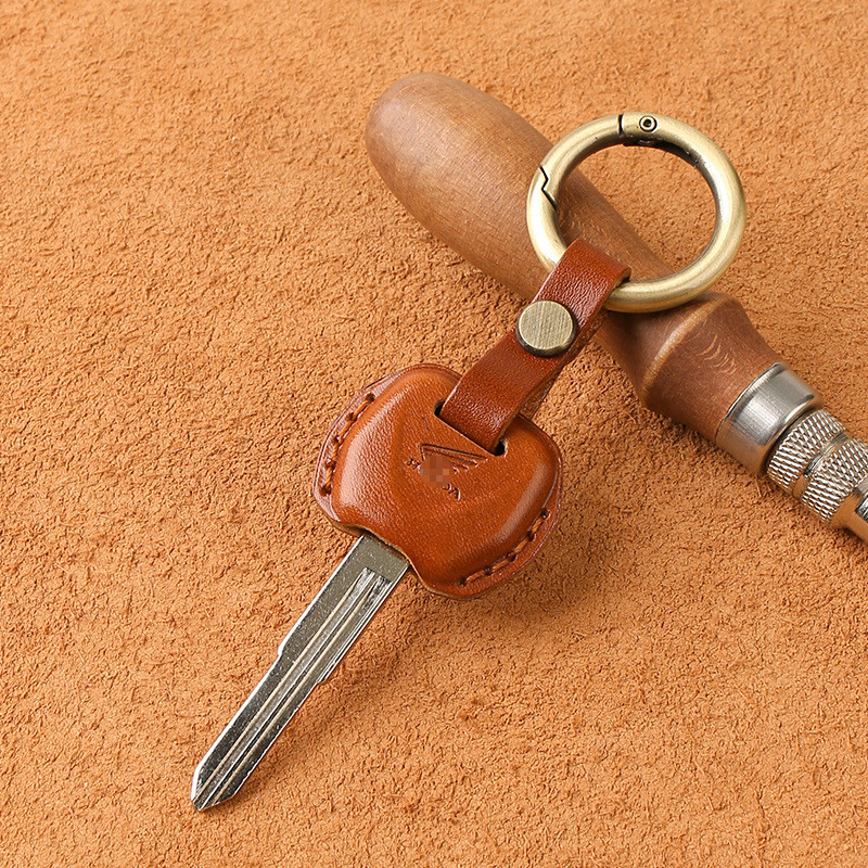 Thích hợp cho Honda CM500 Xe Máy Chìa Khóa Da Thật Chính Hãng VFR800 Cánh Bạc 400 NT700V CBF300 Lớp 