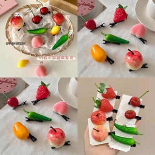 Hình Trái Cây Kẹp Tóc Sáng Tạo Mô Phỏng Rau Chân Tóc Thời Trang Dễ Thương Phụ Kiện Tóc Cô Gái Quà Tặng Vật Dụng