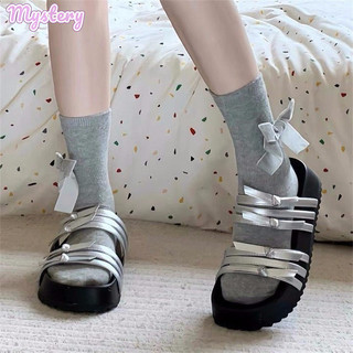 Dép đế bệt nữ Dép nơ bạc đa năng Dép bệt sành điệu và đẹp mắt