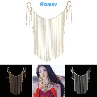 Fl Hanfu Chain Prop Antique Tua Rua Cover Face Hair Supplies Mặt Cổ Trang Sức
