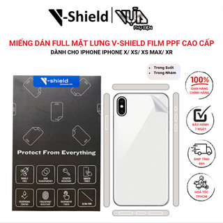 Miếng Dán Full Mặt Lưng V-Shield Film Ppf Dành Cho Iphone Iphone X/ Xs/ Xs Max/ Xr