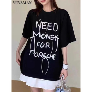 YUYAMAN áo phông áo thun nữ croptop baby tee Dễ thương Đơn giản Trendy hàn quốc WCS24415CY 19Z240507