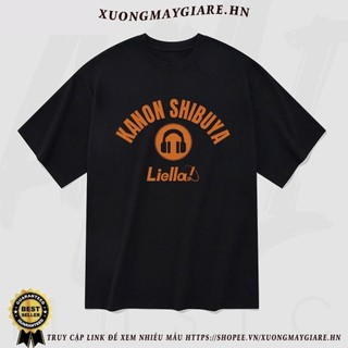 Áo thun Unisex Love Live! Superstar!! Liella! Shibuya Kanon Oversized 100% Cotton ngắn tay