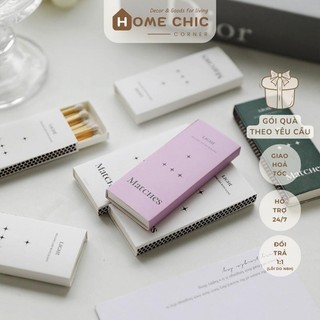 Hộp diêm mini matches, phụ kiện nến thơm Citta, dùng decor đốt nến đều được | Home Chic Corner