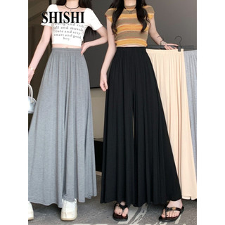 SHISHI quần ống rộng Quần Túi Hộp cổ xưa High-quality cozy unique WFK2450K97 20Z240513