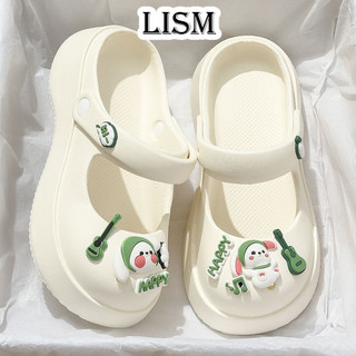 LISM dép sandal nữ dép nữ đế cao Hợp thời Đa màu sắc Linh hoạt Đệm êm FDL23B0MRR 20Z240516