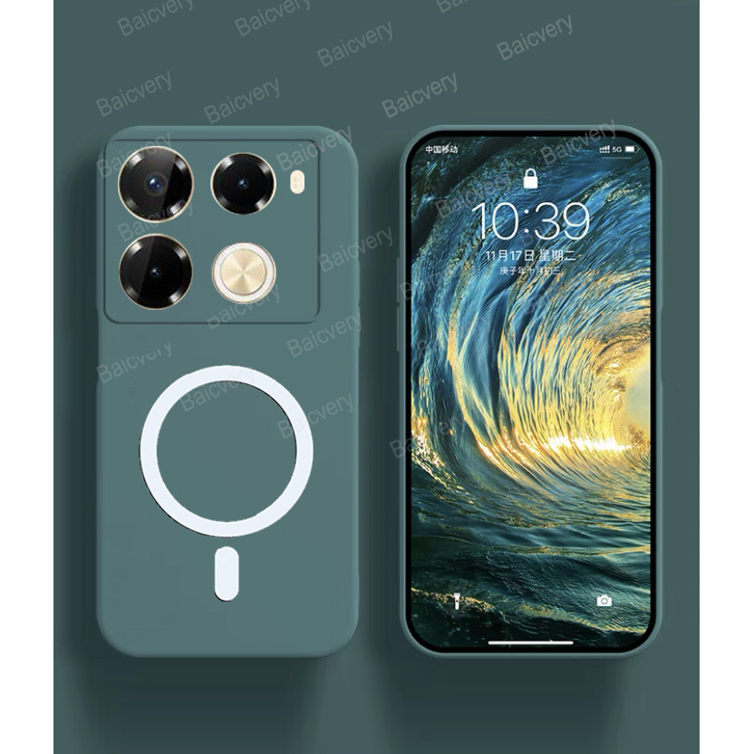 Ốp Điện Thoại infinix Note 40 Pro + 5G X6851B / 40 Pro 4G X6850 / 40 Pro 5G X6851 / 40 4G X6853 / 40 5G X6852 Vỏ Bảo Vệ Toàn Diện TPU Mềm Có Nhãn Dán Sạc Không Dây