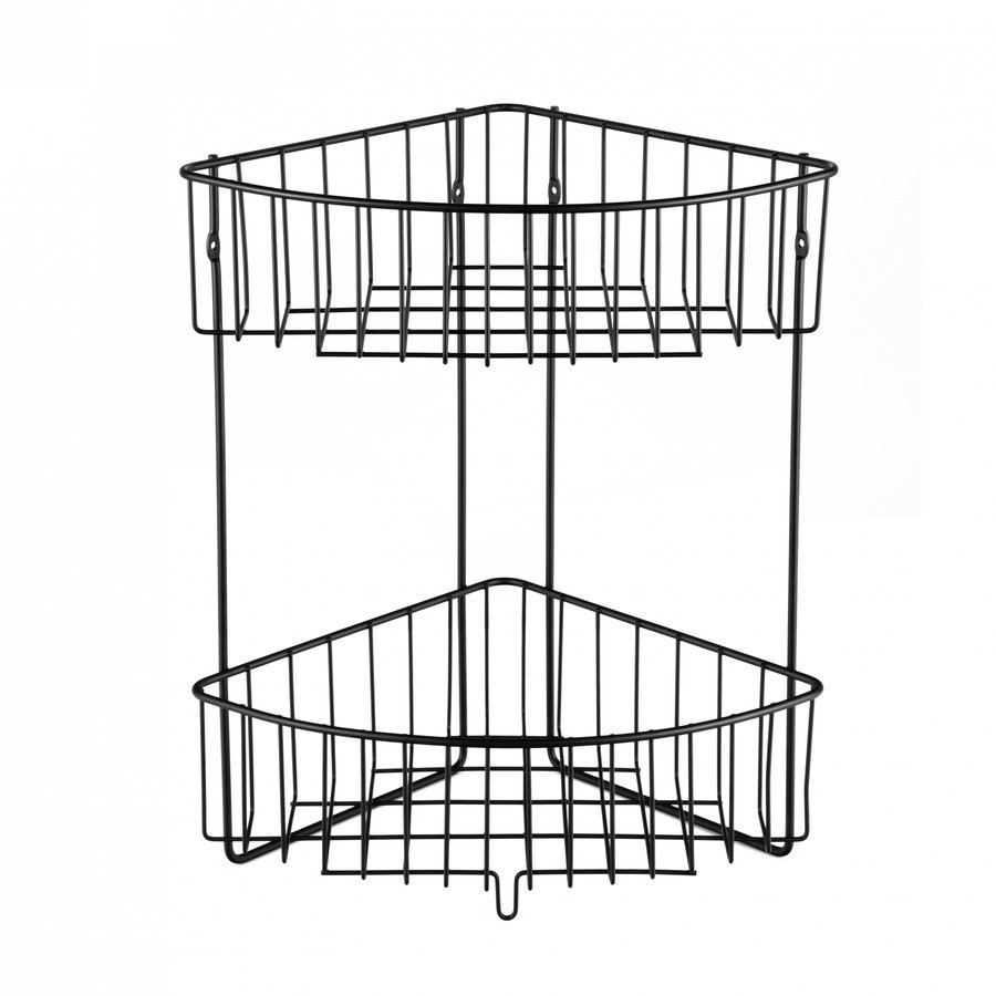 Kệ góc đa năng GlobalHouse Iris 2 cấp Mamba Model Đen Sản phẩm chất lượng tốt