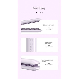 MAXBASE Máy duỗi tóc và uốn tóc để uốn tóc hoặc duỗi tóc Máy uốn tóc Máy uốn tóc Máy duỗi tóc Cuộn trứng Gốm điện Máy duỗi tóc Ván ép ngoại thương