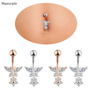 Myp Bướm Zircon Phẫu Thuật Thép Rốn Bụng Nút Nhẫn Trang Sức Cơ Thể VN