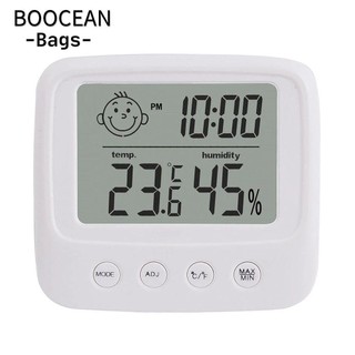Máy đo độ ẩm nhiệt độ kỹ thuật số Đèn nền trong nhà Phòng trẻ em LCD