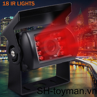 4 PIN Camera lùi quan sát phía sau CCD hạng nặng Camera quan sát phía sau ô tô chống nước Motorhome Camera quan sát phía sau