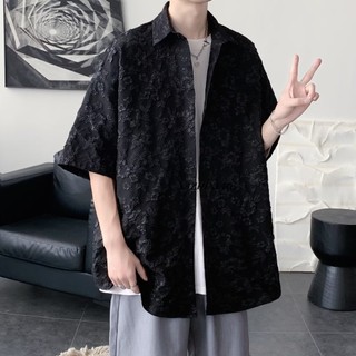 Áo sơ mi nam YAZHINIAO phong cách Hàn Quốc phong cách cơ bản xu hướng đơn giản màu trơn thanh niên phổ biến áo thun lười phù hợp