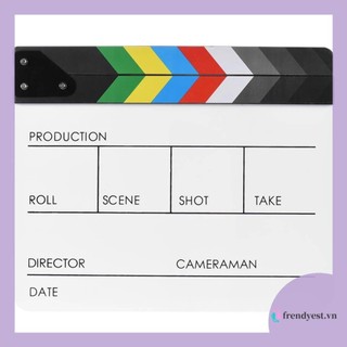 [Frendyest.vn] Acrylic Giám đốc Video Scene Clapperboard Clapper Board Cut Prop