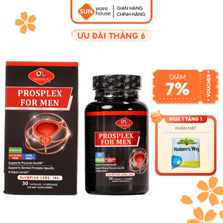 Viên Uống Hỗ Trợ Tiền Liệt Tuyến Olympian Labs Prosplex For Men Tăng Cường Sinh Lý Nam 30 Viên