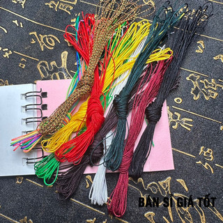 15 mét dây dù 0,4mm xâu vòng hổ phách, làm handmade