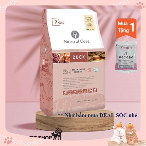 1kg Thức ăn cho chó vị vịt Natural Core