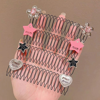 ⚡CM⚡Lược Cài Tóc Đính Đá Thời Trang Hàn Quốc Cho Nữ