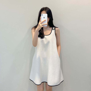 Đầm Sling Hàn Quốc Ngọt Ngào Gợi Cảm Phong Cách Mới Không Tay Rời Chữ A