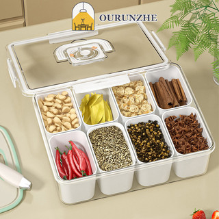 Ourunzhe Hộp đựng kín giữ tươi Hộp đựng đồ nhà bếp