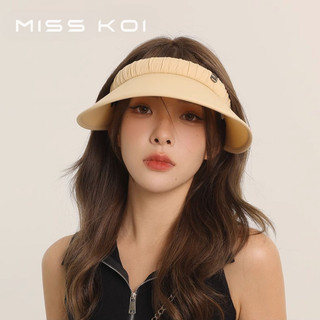 Misskoi  Mũ chống nắng mùa hè Mũ chống nắng nữ Chống tia cực tím Mũ rỗng cho nữ Mùa hè Mũ chống nắng che mặt ngoài trời