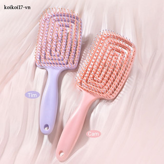 Lược gỡ rối tóc tạo kiểu tóc phồng, chải tóc massage da đầu YR GM24655NH