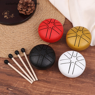 Colourswallowfree Mini Glucophone 3 Inch 6 Ghi Chú Thép Lưỡi Trống Handpan Trống Ethereal Trống Nhạc Trống Handpan Trống Trống Nhạc Cụ ABC