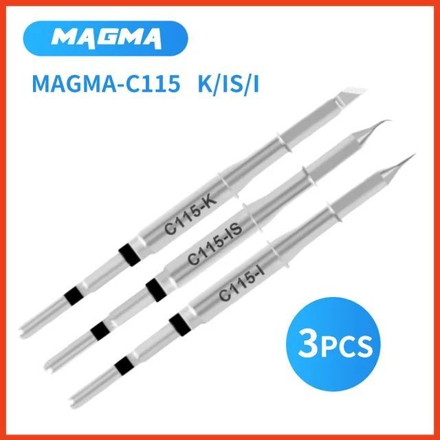 Mũi hàn C115 MAGMA (3 kiểu đầu)