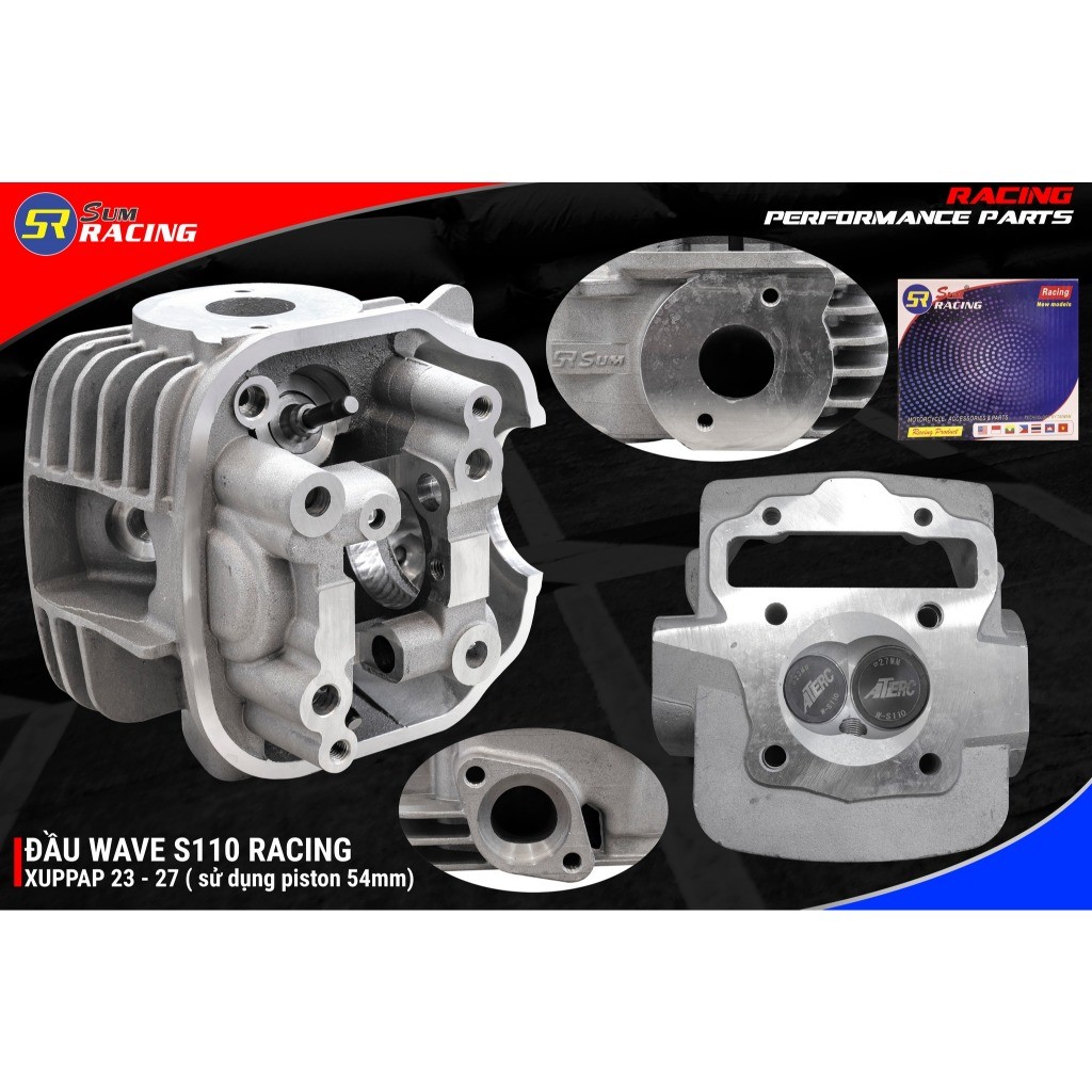 ĐẦU BÒ SUM Racing wave s110 blade Suppap 23/27 -54mm tproracing_motorcycle 