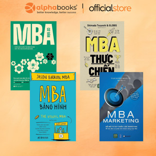 Sách - Lẻ/Combo: MBA Bằng Hình (Nhã Nam) + MBA Cơ Bản (Alpha Books) + MBA Thực Chiến + MBA Marketing (1980 Books)
