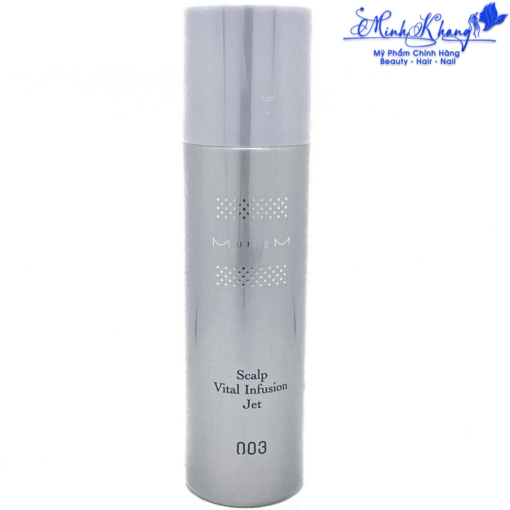 Xịt dưỡng da đầu ngăn rụng tóc Number Three 003 Muriem Crystal Scalp Vital Infusion Jet 160g - MK