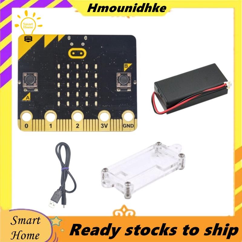 BBC Microbit Go Start Kit BBC Dự án DIY Bảng phát triển học tập có thể lập trình với vỏ bảo vệ