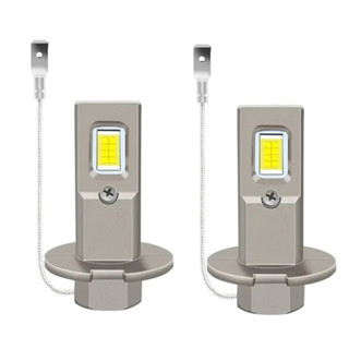 2 Chiếc H3 Đèn Pha LED Bóng Đèn Sương Mù Đèn Pha 1: 1 Kích Thước Replica Cắm Và Chạy Công Suất Cao Siêu Sáng Đèn Ô Tô 12V 120W 