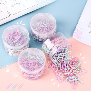  Ghim cài giấy Pastel kẹp tài liệu hộp 100 ghim siêu xinh đa năng tiện lợi cho văn phòng K177 