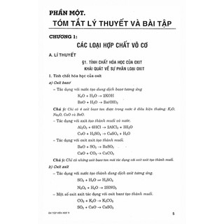 Sách Ôn Tập Hóa Học Lớp 9 (Bản Mới Nhất)