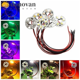 Hạt đèn màu donovan, bảng đèn led 5730smd, độ sáng cao 3w 5v trắng / xanh / vàng / tím 32mm phòng ngủ