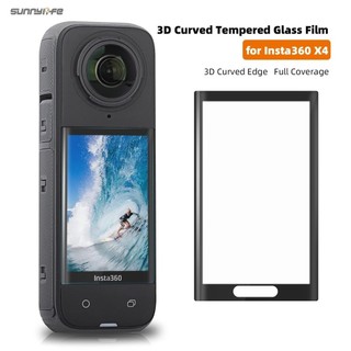Sunnylife 3d cong bảo vệ màn hình kính cường lực phim hd không bong bóng chống trầy xước phim bảo vệ cho insta360 x4