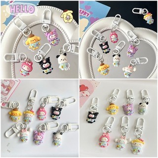 Hoạt Hình Dễ Thương Kuromi Móc Khóa Sanrio Giai Điệu Móc Khóa Túi Sinh Viên Mặt Dây Chuyền Quà Tặng Dễ Thương Vật Dụng Trang Trí