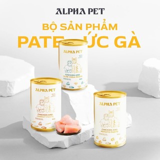 Pate Cho Chó Mèo ALPHA PET Lon 400g