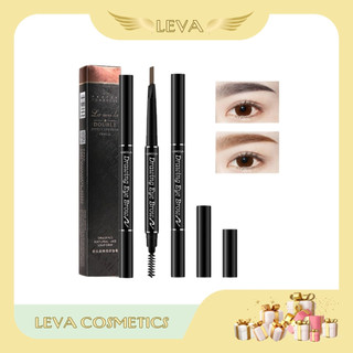 Chì kẻ mày double effect la meila 02 đầu không thấm nước ckm03