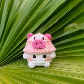 Móc khoá len hình nấm cute handmade