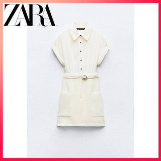 Zara 24 mùa xuân sản phẩm mới đầm mini thắt lưng nữ