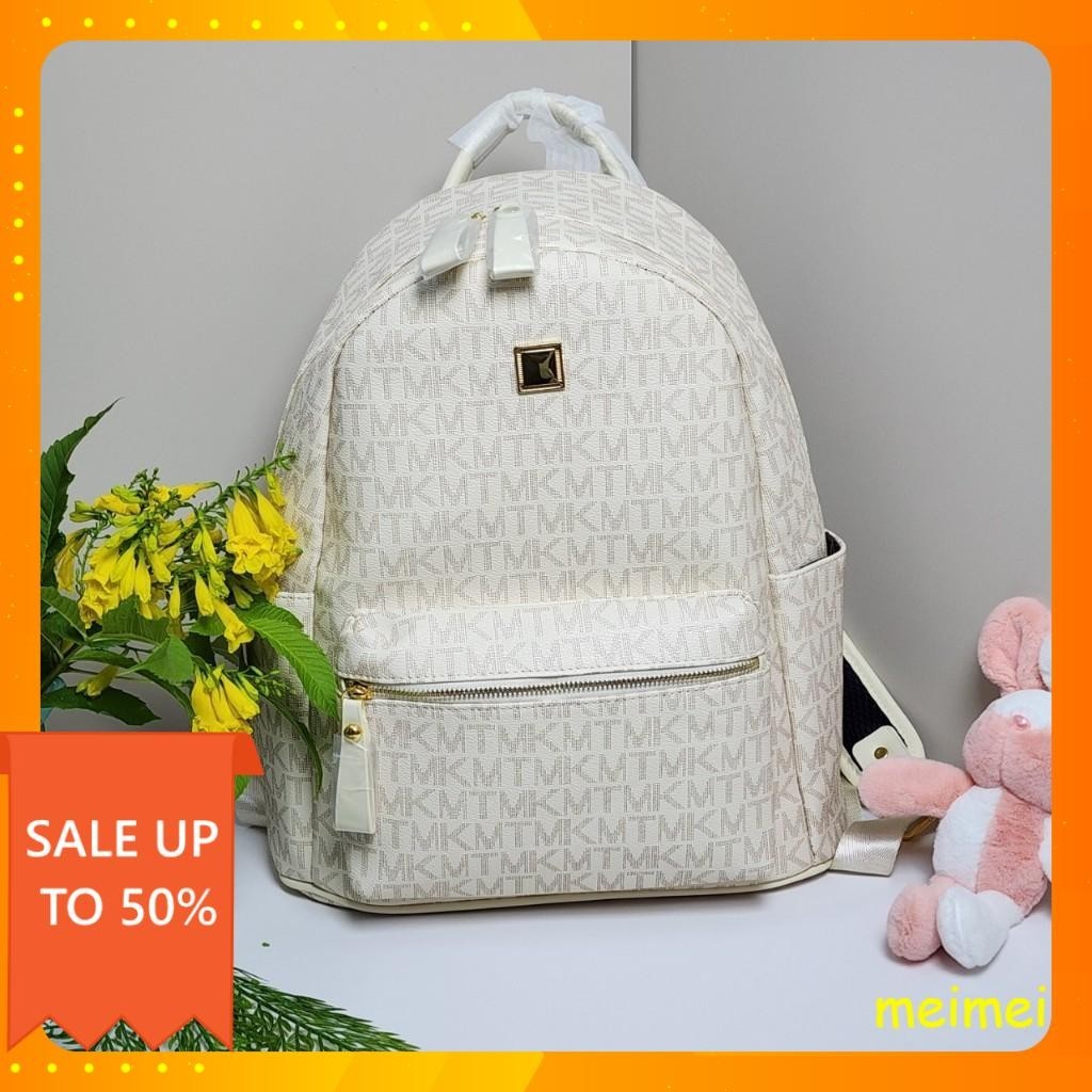 SALE uy tín Balo Da Đeo Vai Nam Nữ Đi Học SiZe 40 Hàng  Chất Liệu Da PU Chống Thấm Nước Họa Tiết Chữ KTM