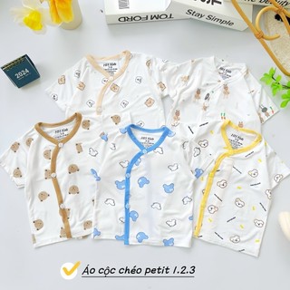 Áo Rời cộc tay sơ sinh HH KIDS chất thun lạnh cho bé 3-9kg 