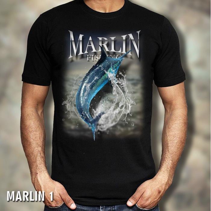 CÁ MANCING T-SHIRTS MARLIN CÁ CÁ T-SHIRTS Manancing Mania Sea Fishing T-Shirts DISTORO MANCING KAOS