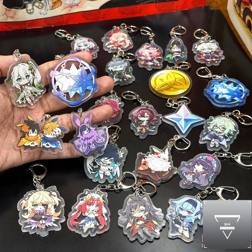 [39 mẫu] Móc khóa mica game Genshin Impact - Mẫu 12