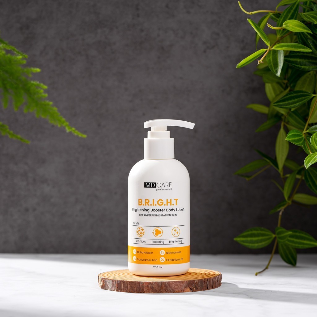 Ảnh 7 của Sữa Dưỡng Thể MD CARE Brightening Booster, Calming Acne Body Lotion Giảm Mụn, Sáng Da Mờ Thâm 200ml