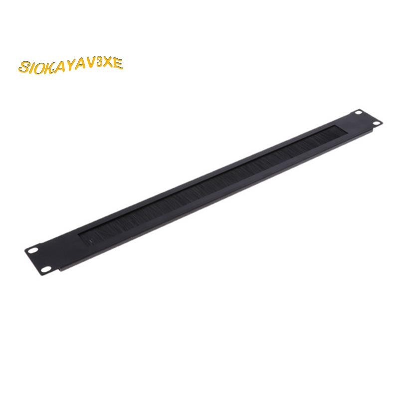 1 Cái 1U 19Inch Rack MOUNT Trống Tấm Giá Gắn Bàn Chải Mạng